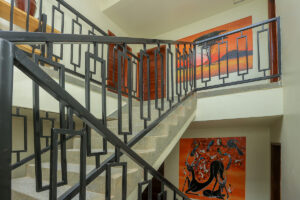 Hallway at Bon Bini Residence, Kampala
