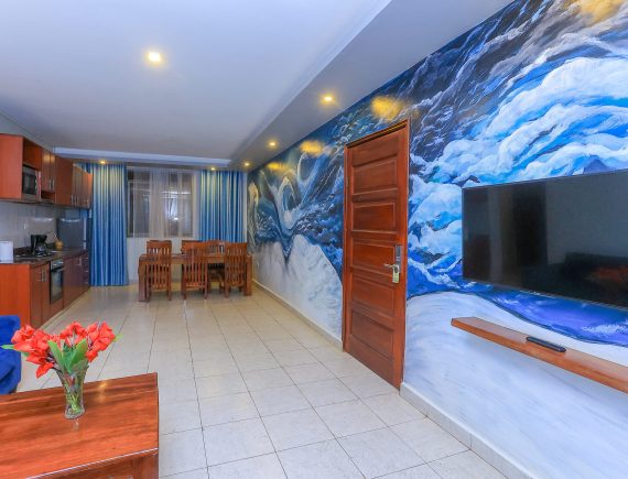 Two bedroom serviced apartment at Bon Bini Residence, Kampala