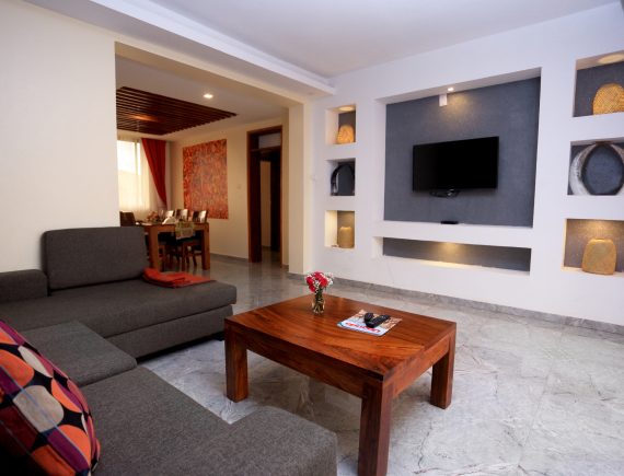 Three bedroom serviced apartment at Bon Bini Residence, Kampala